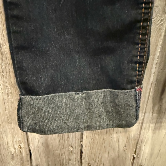 Women's Cropped Jeans in Dark Blue - Picture 4 of 7